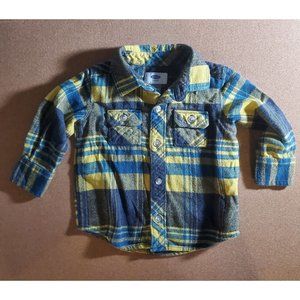 Old Navy boys 12 -18 months flannel button down